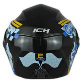 Casco Ich 3110 Kids Eracer Negro Naranja